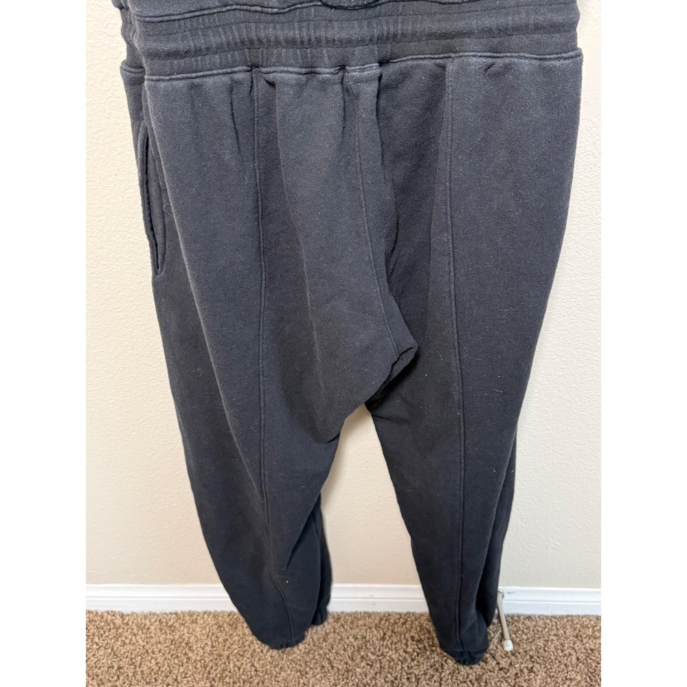 Spiritual Gangster Womens Black Sleeveless Cotton Jumpsuit XL Relaxed Lounge - Picture 8 of 10